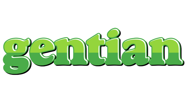 Gentian apple logo