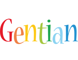 Gentian birthday logo