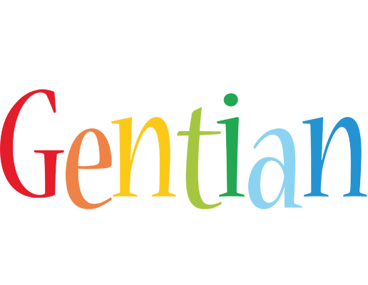 Gentian birthday logo