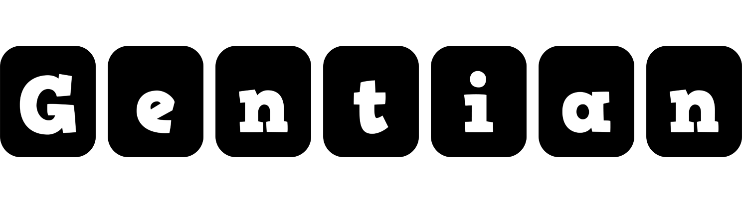 Gentian box logo
