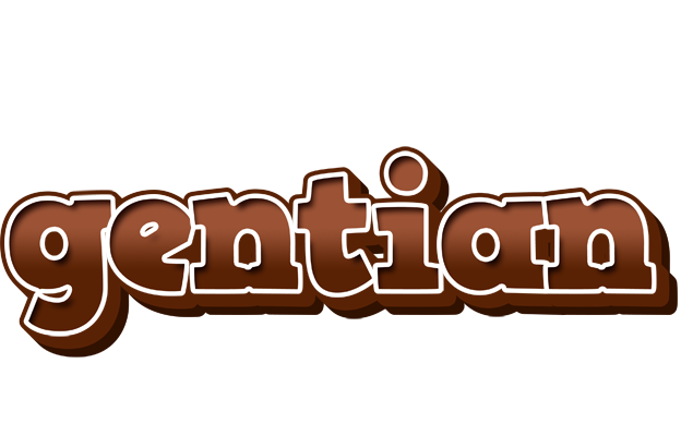Gentian brownie logo