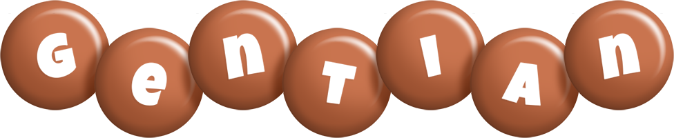 Gentian candy-brown logo