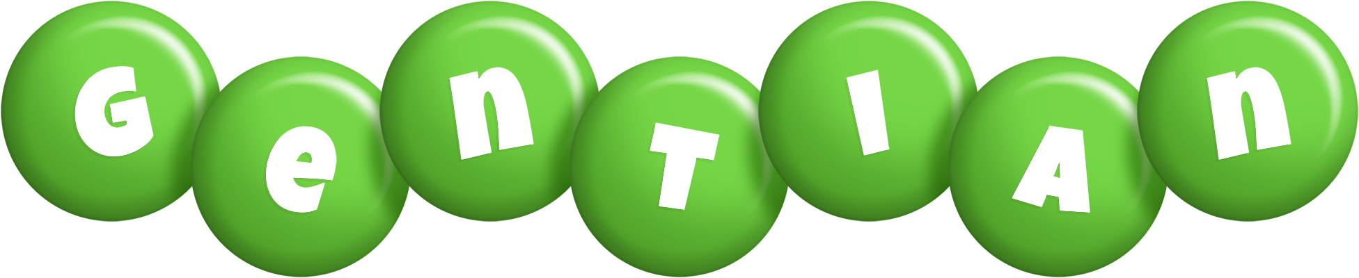 Gentian candy-green logo