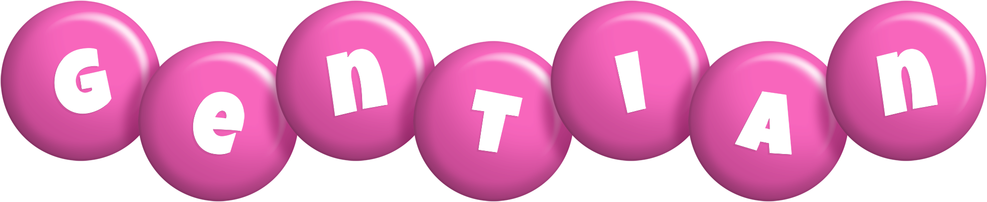 Gentian candy-pink logo