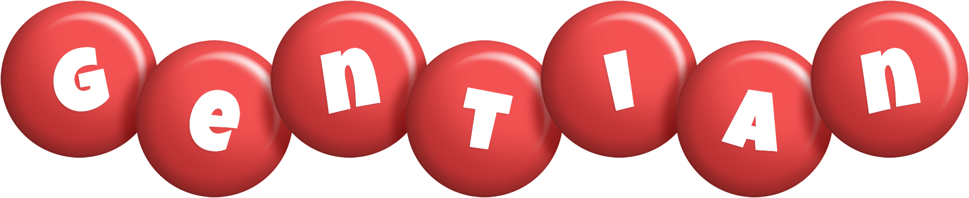 Gentian candy-red logo