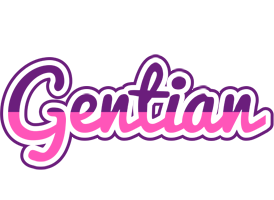 Gentian cheerful logo