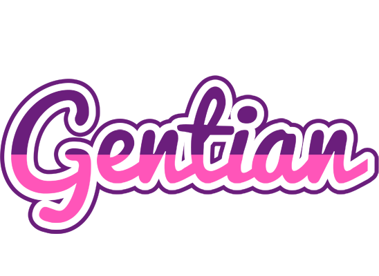 Gentian cheerful logo