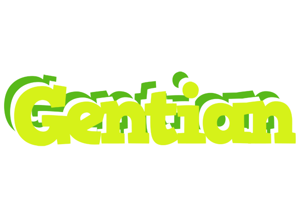 Gentian citrus logo