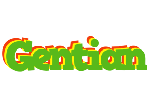 Gentian crocodile logo