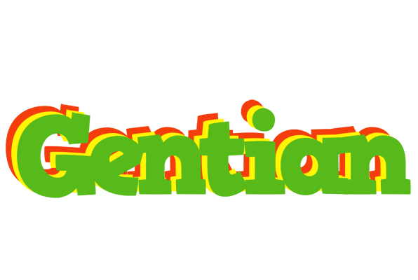 Gentian crocodile logo