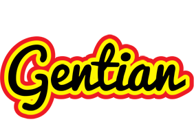 Gentian flaming logo