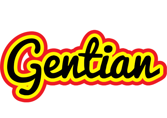 Gentian flaming logo
