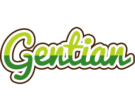 Gentian golfing logo