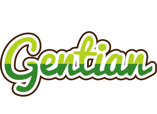 Gentian golfing logo