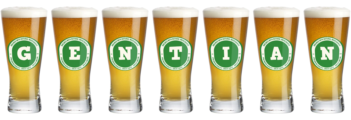 Gentian lager logo