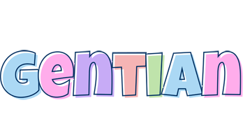 Gentian pastel logo