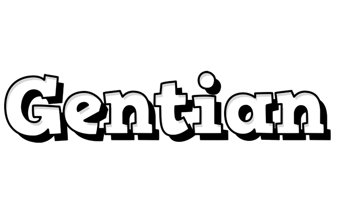 Gentian snowing logo