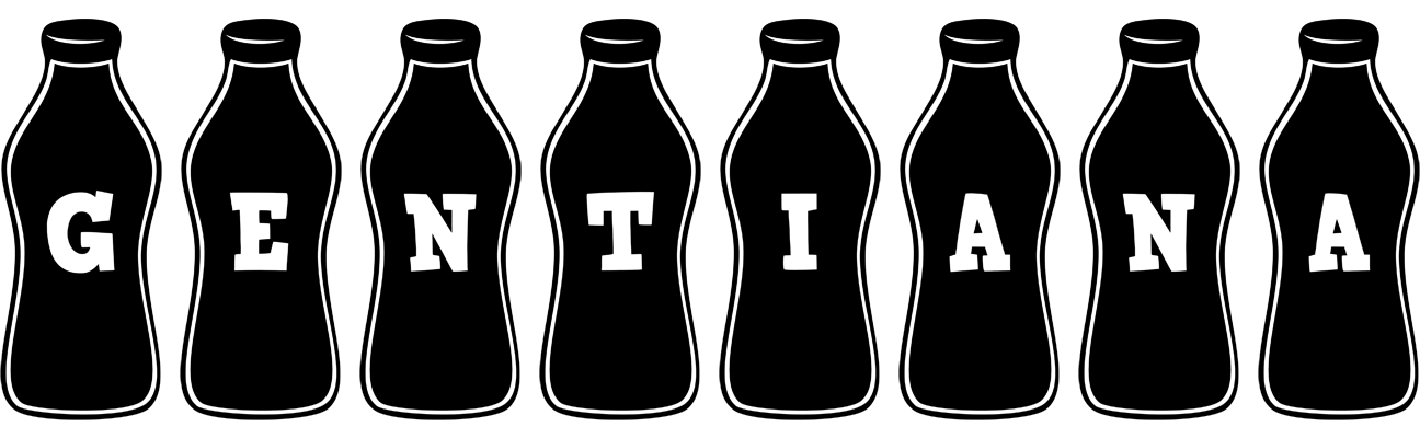 Gentiana bottle logo