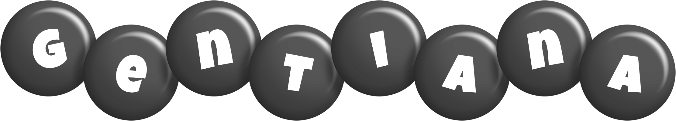 Gentiana candy-black logo