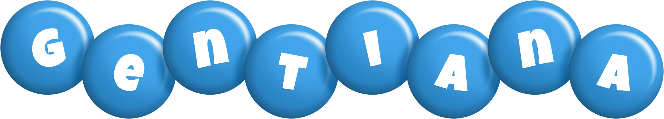 Gentiana candy-blue logo