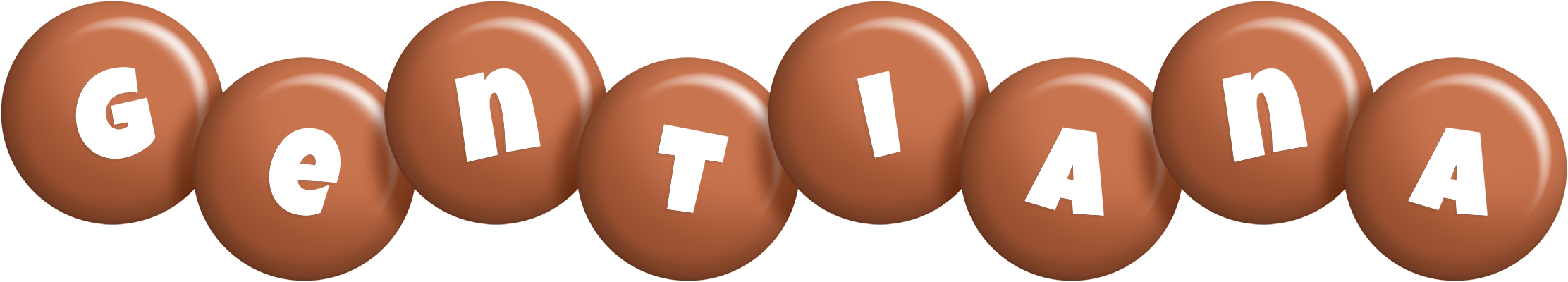 Gentiana candy-brown logo