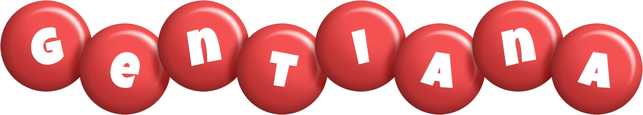 Gentiana candy-red logo