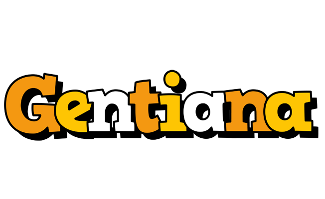 Gentiana cartoon logo