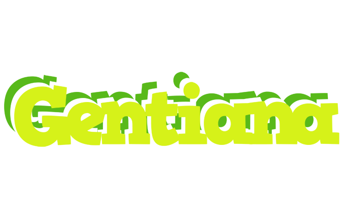 Gentiana citrus logo