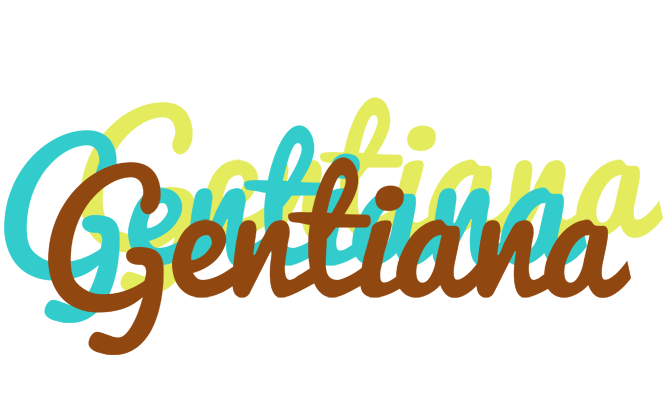 Gentiana cupcake logo
