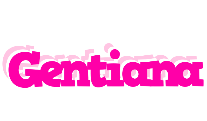 Gentiana dancing logo