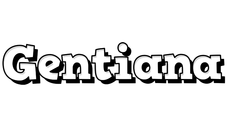Gentiana snowing logo