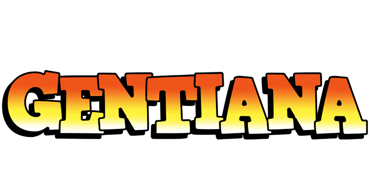 Gentiana sunset logo