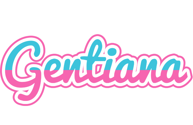 Gentiana woman logo