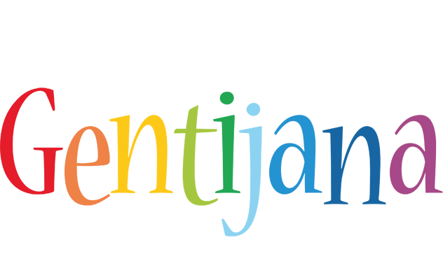 Gentijana birthday logo