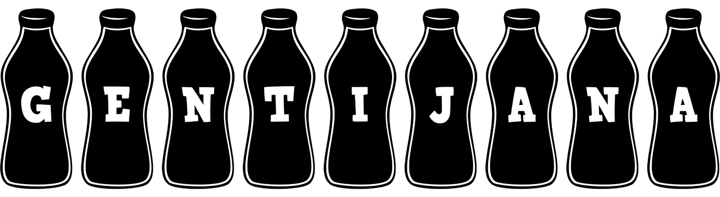 Gentijana bottle logo