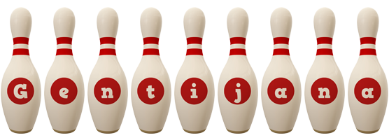 Gentijana bowling-pin logo