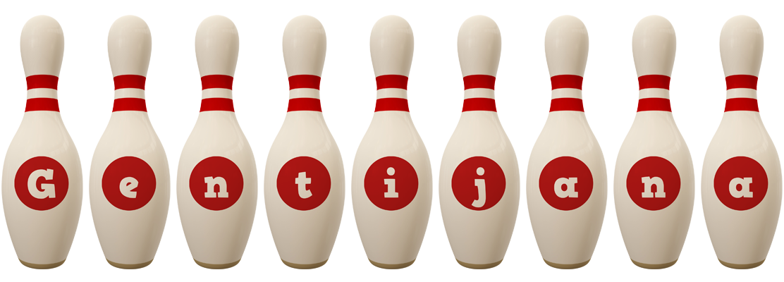 Gentijana bowling-pin logo
