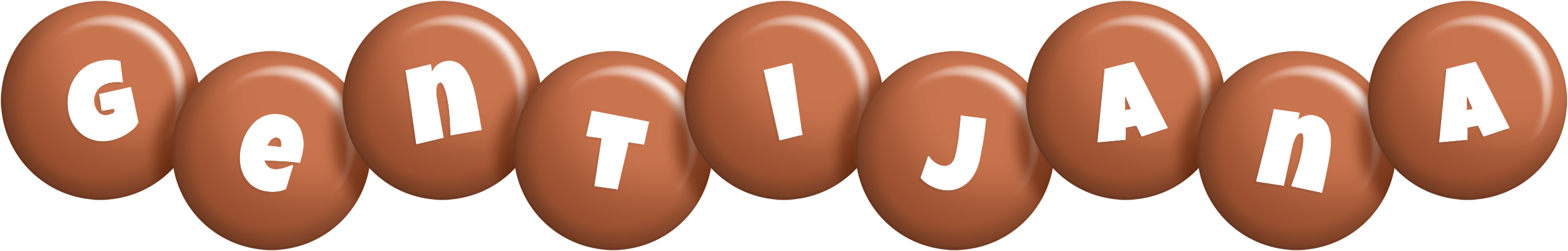 Gentijana candy-brown logo