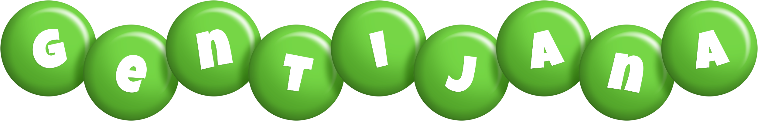 Gentijana candy-green logo