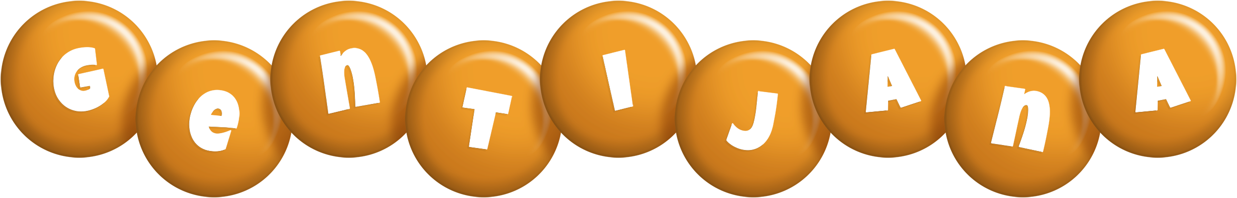 Gentijana candy-orange logo
