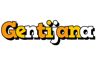 Gentijana cartoon logo