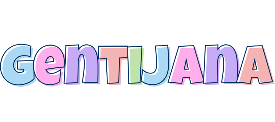 Gentijana pastel logo