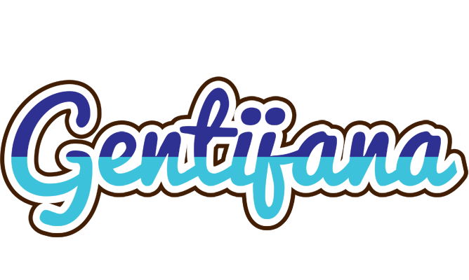 Gentijana raining logo