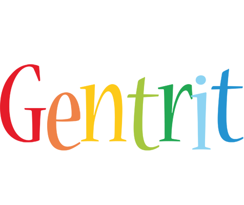 Gentrit birthday logo
