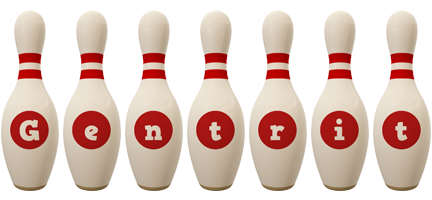 Gentrit bowling-pin logo