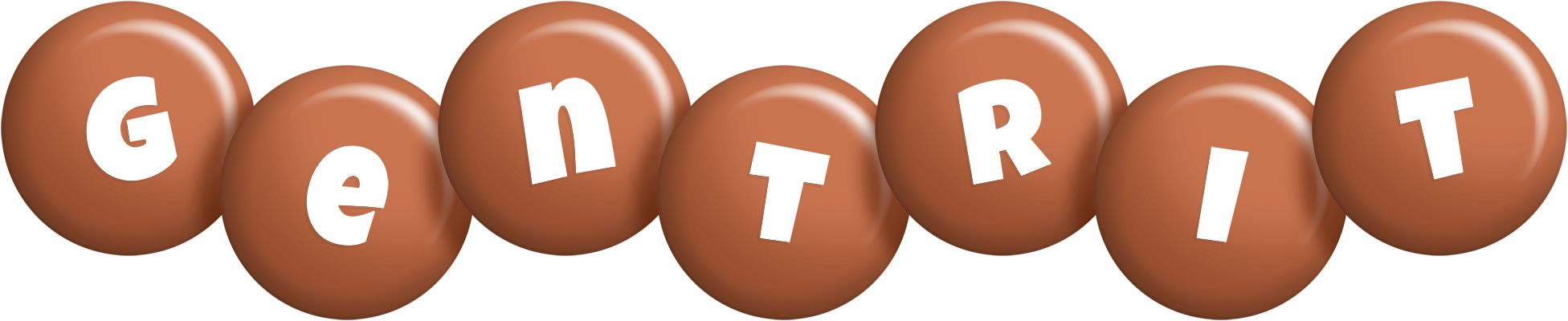 Gentrit candy-brown logo