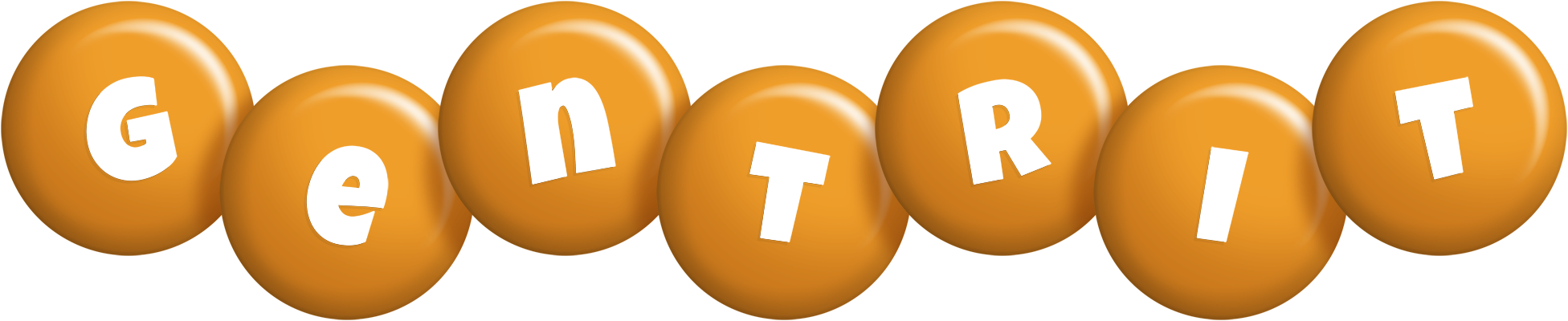 Gentrit candy-orange logo