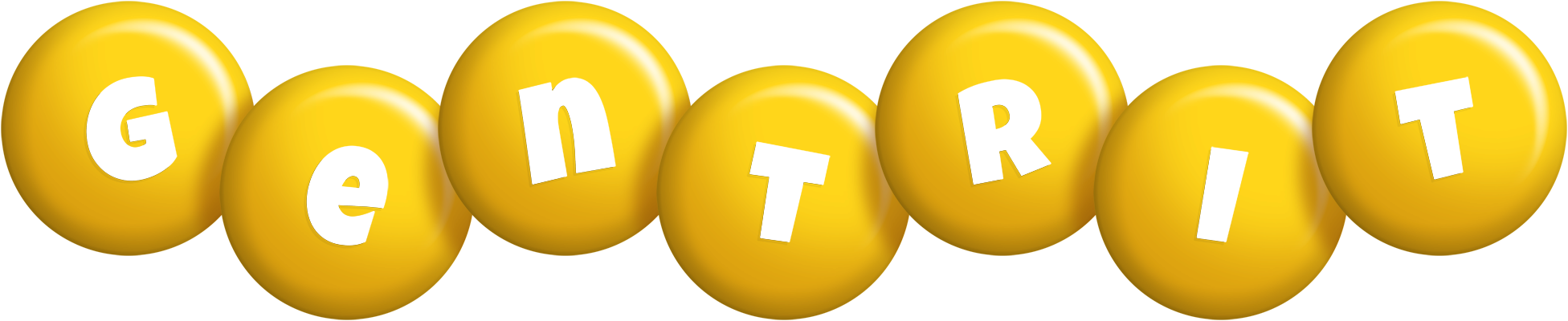 Gentrit candy-yellow logo