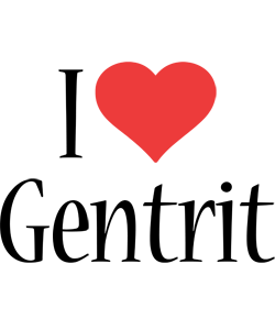 Gentrit i-love logo