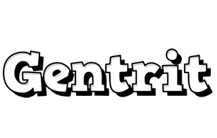 Gentrit snowing logo
